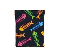 Arête de Poisson, Sac de Rangement pour Femmes, Portefeuille supérieur à Presser, Petit Porte-Monnaie, Pochette de Changement