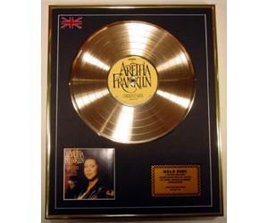 Aretha Franklin EDITION LIMITEE/CADRE DISQUE D'OR CD ET VINYLE Greatest Hits