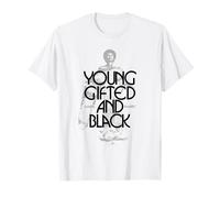 Aretha Franklin Glamour Young Gifted and Black T-Shirt