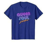 Aretha Franklin, la Reine de la Soul T-Shirt, Enfant, Bleu Royal, 2 Ans