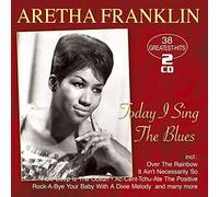 ARETHA FRANKLIN - TODAY I SING THE BLUES - 38 GREATEST HITS 2CD - CD - K72z