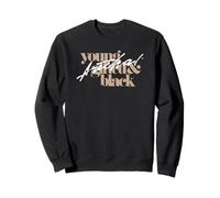 Aretha Franklin Young Gifted and Black Bold Citation Sweatshirt