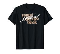 Aretha Franklin Young Gifted and Black Bold Citation T-Shirt