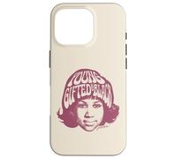 Aretha Franklin Young Tête avec Logo Noir Coque pour iPhone 16 Pro