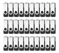 ARETOP Lot de 100 clés USB 2.0 avec sac de rangement facile - 8 Go - Pour stockage de dates (2 Go, couleurs mélangées)