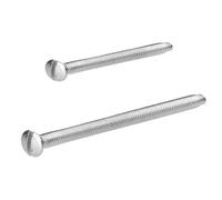 Aretro Lot de 20 vis M3,5 de 30 mm et 50 mm de long pour interrupteur et prise de courant Plaqué zinc brillant Tête fendue DIY