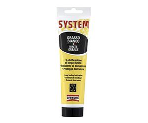Arexons Système Graisse Blanc 100 ml, Lubrifiant au savon de calcium et d'huile minérale, Réduit la friction et protège contre la corrosion, Usage industriel, Résistant à l'eau, Gradation NLGI 2