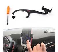 Areyourshop 360°Rotatif Voiture Téléphone Mount Berceau Titulaire, Support Téléphone Mini Cooper R56 R55,Style Rétro Solide Et Durable Smartphone Telephone Mini Cooper Couleur