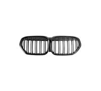 Areyourshop Gloss Black Front Kidney Grille Grill Fit for BMW X1 F48 F49 2019-2021 Dual Slat
