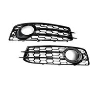 Areyourshop Honeycomb Front Bumper Fog Light Grill Cover Fit for Audi A3 8P S-Line 2009-2012