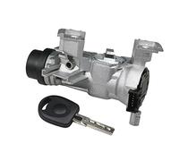 Areyourshop Interrupteur d'allumage avec Cylindre de Serrure et dapté pour Audi,Adapté pour Volkswagen,Adapté pour Seat,Compatible avec Golf,Jetta,EOS,Tiguan,Touran,Caddy