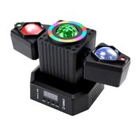 Areyourshop Lumière tournante à tête mobile, boule disco faisceau stroboscopique à distance DMX Stage Light