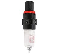 ARF2000 Oil Water Separator for Pneumatic Compressor | Modular Filtration Pressure Regulator Valve | 135 PSI Upper Limit Pressure, 1/4" & 1/8" Ports | Reduces Oil Waste, Easy