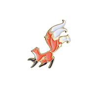 ARFUKA Broche de renard de dessin animé - Cadeau pour hommes et femmes, Métal