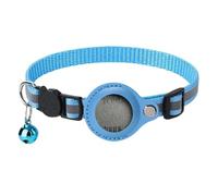ARFUKA Collier pour chat, compatible avec Apple AirTag, réfléchissant, réglable, avec cloche, pour chat d'intérieur et d'extérieur