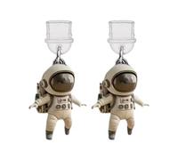 ARFUKA Lot de 2 bouchons anti-poussière USB C avec pendentif astronaute en acrylique compatible avec téléphones portables, écouteurs, tablettes et liseuses Kindle