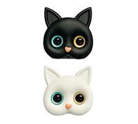 ARFUKA Lot de 2 poignées universelles pour téléphone et tablette Motif chat