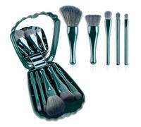 ARFUKA Lot de 5 petits pinceaux de maquillage - Avec rangement et miroir