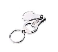 ARFUKA Porte-clés décapsuleur en alliage de zinc avec coupe-ongles, cadeau pour Noël et anniversaire