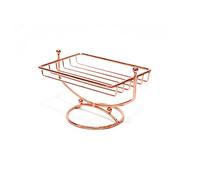 ARFUKA Porte-savon de douche en acier inoxydable, Accessoires Salle de Bain - Étanche - Pour salle de bain et cuisine - Or rose