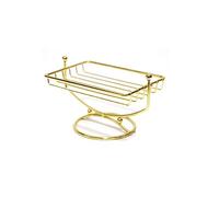 ARFUKA Porte-savon de douche en acier inoxydable étanche, Accessoire Salle de Bain et Cuisine, Doré