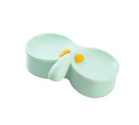 ARFUKA Support de lunettes avec plateau double couche - Organiseur décoratif amusant pour lunettes, lunettes de soleil et bijoux - Table de chevet/bureau - Vert