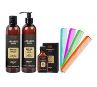 ARGABETA SHAMPOO 250 ML + MASQUE 250 ML + HUILE 30 ML OFFERT + OMAGGIO N°1 PETTINE STRETTO COLORATO ALTÉAX®