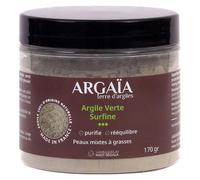 Argaïa Argile Verte surfine en poudre 170G