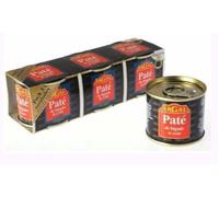 Argal Pâté de Foie de Porc, Ouverture Facile, Pack de 3 x 80g