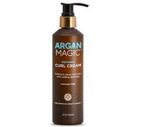 Argan Magic Defining Curl Cream - Améliore les vagues et les boucles tout en ajoutant de la définition | Conditionne, démêle et réduit les frisottis | Sans paraben (8,5 onces / 250 millilitres)