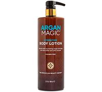 Argan Magic Lotion hydratante pour le corps à l'huile d'argan et au beurre de karité pour peaux sèches - Nourrit la peau, restaure l'humidité, lisse et adoucit | Formule non grasse | Sans paraben