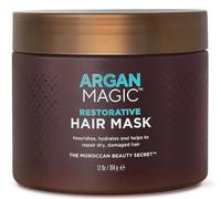 Argan Magic Masque réparateur pour cheveux - Masque capillaire revitalisant riche en protéines qui hydrate, restaure et répare les cheveux abîmés | Fabriqué aux États-Unis, sans paraben, sans cruauté