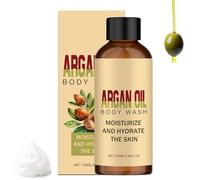 Argan Oil Body Wash,gel douche hydratant à l'huile de noix, gel douche nettoyant pour le corps, Body Cleansing Shower Gel,nettoyant rafraîchissant et hydratant, hydrate et adoucit la peau