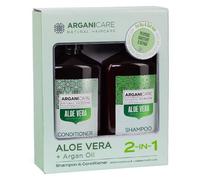 Arganicare Aloe Vera Coffret Shampooing 400ml + Après-Shampooing 400ml