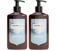ARGANICARE Après-Shampooing Fortifiant à la Biotine et Collagène, 400ml, Pour Cheveux Fins et Abîmés, Formule Naturelle avec Huile d'Argan, Soin Épaississant et Revitalisant (Lot de 2)