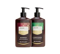 ARGANICARE Coffret Duo Coco - Shampoing et Après-Shampoing Hydratant | Shampoing Cheveux Secs et Abîmés | Soin Réparateur Ultra-Nourrissant Huile d'Argan & Coco | 2x400ml