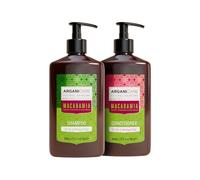 ARGANICARE | Coffret Duo Macadamia | Shampoing + Après-shampoing Réparateur | Tous types de cheveux | Cheveux Secs et Abîmés | 2 x 400 ml