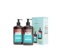 ARGANICARE - Coffret Shampoing & Après-Shampoing à l’Huile d’Argan - Nutrition Intense et Réparation - Cheveux Secs et Abîmés - Douceur, Brillance et Renforcement - Kit 2×400 ml