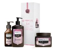 Coffret Silk Shampooing, Masque et Sérum Arganicare