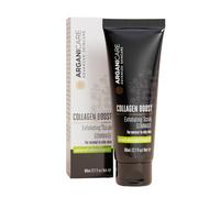 Arganicare | Collagen Boost | GOMMAGE EXFOLIANT VISAGE | Collagène & Huile d’Argan | Peau Lisse & Douce | Tous Types de Peaux | 80 mL