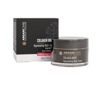 ARGANICARE Crème de Nuit Rajeunissante au Collagène Anti-Rides et Hydratante pour Tous Types de Peaux - 50 ml