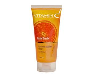 Arganicare Frulatte Gommage Visage Exfoliant Vitamine C - Complexe d’Huiles Végétales, exfoliation douce, aide à retirer cellules mortes et impuretés, peau plus douce, 150 mL