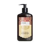 Arganicare | Gamme Ricin | SHAMPOING ACCÉLÉRATEUR DE CROISSANCE | Ricin | Lutte Contre les Brèches et la Casse de Cheveux | Favorise la Croissance | Haute Hydratation | Tous types de cheveux | 400 mL