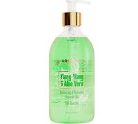 ARGANICARE - Gel Douche Hydratant Ylang Ylang & Aloe Vera - Nettoie, Nourrit & Adoucit - Peau Douce, Fraîche & Délicatement Parfumée - Gel Lavant Corps - Flacon 500 ml