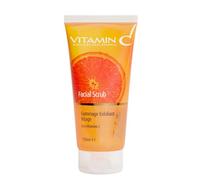 Arganicare - Gommage Exfoliant Visage à la Vitamine C 150 ml - Nettoie, Purifie et Lisse le Grain de Peau - Éclat du Teint, Anti-Impuretés et Sébum - Tous Types de Peaux