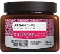 Masque Collagène - ARGANICARE - 500ml - Tous types de cheveux - Hydratation profonde - Protection