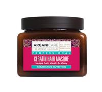 ARGANICARE - Masque Réparateur et Nutritif à la Kératine - Soin Cheveux - Tous Types de Cheveux - Pot 500 ml