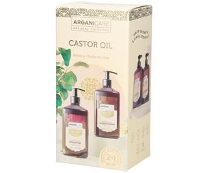 Arganicare Pack duo - Rituel à l'Huile de Ricin Set(S) 400+400 ml