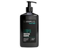 Arganicare Shampoing Anti-Chute Homme 250 ml - Renforce les Racines - Enrichi en Huile d’Argan Bio & Peptides Naturels - Stimule la Croissance - Réduit la Chute des Cheveux - Densité & Éclat