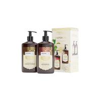 ARGANICARE | Shampoing + Après Shampoing au Ricin | Accélérateur de Croissance | Apaise le cuir Chevelu | Nourrit et Renforce le cuir Chevelu | Cheveux Fort et Brillant | Fabriqué en France | 2x400ML